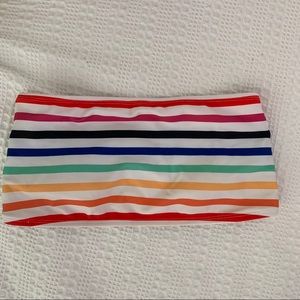 Old Navy Swim - Bandeau Rainbow Swimsuit Top SZ: M Old Navy Swim - Bandeau Rainbow Swimsuit Top SZ: M